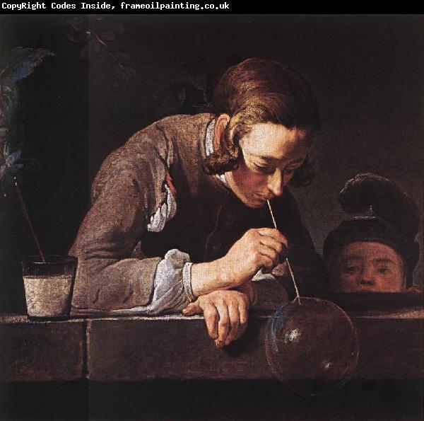 jean-Baptiste-Simeon Chardin The Soap Bubble